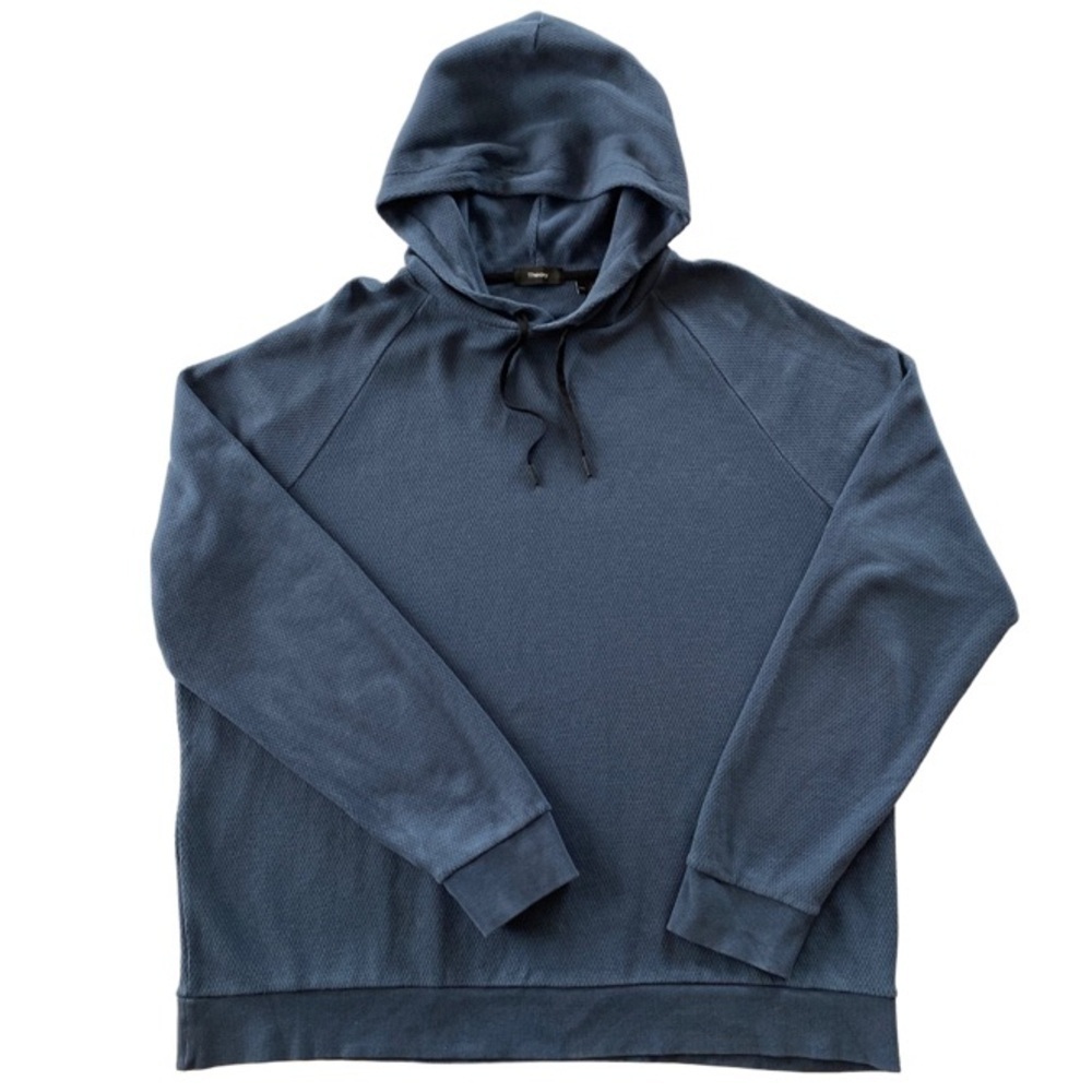 Theory Hoodie in Organic Cotton Thermal. XXL - Picture 4 of 12